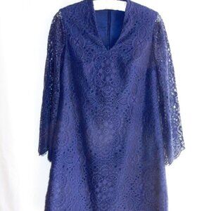 Lilly Pulitzer Navy Lace Dress in Size 6